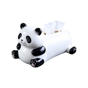 งานฝีมือเรซิ่นรูปแพน<span class=keywords><strong>ด</strong></span>้าแบบนั่ง - ฝาครอบกล่องทิชชูสุ<span class=keywords><strong>ด</strong></span>น่ารัก ของตกแต่งห้องน้ำที่มีสไตล์ ของขวัญสุดพิเศษสำหรับคนรัก<span class=keywords><strong>แพนด้า</strong></span>และของตกแต่งบ้าน - Product Image 1