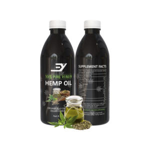 OEM ODM beslenme organik yetiştirilen kenevir yağı 100% saf soğuk preslenmiş yüksek Vegan Omegas 3 & 6 vücut geliştirir, cilt ve saç sağlığı - Product Image 2