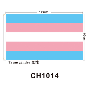 ธงเลสเบี้ยนที่มีความภาคภูมิใจ90*150ซม. ธงสายรุ้ง3x5ft แบนเนอร์โพลีเอสเตอร์ & ผ้าไหมกะเทยแบนเนอร์ความภาคภูมิใจออกแบบโลโก้ได้ตามต้องการ - Product Image 6