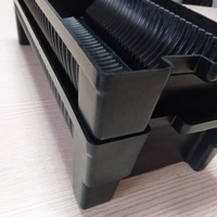 Boîte de rangement antistatique Leenol neuve pour bobines SMT, double rangée, en plastique noir, 560*360*90mm, support de stockage antistatique pour bobines