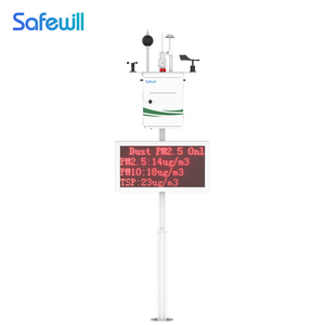 SAFEWILL ES80A-Y8 <span class=keywords><strong>PM</strong></span> 2.5 PM10 Système d'équipement de surveillance de l'environnement de la poussière de bruit industriel en ligne 4G LTE 12 mois CN;GUA 1PC - Product Image 6