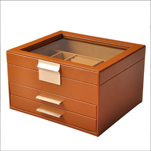 กระเป๋าใส่เครื่องสำอางแบบพกพาน้ำหนักเบาขายดีที่สุดพร้อมกล่องใส่เครื่องประดับจากวัสดุ PU เหมาะสำหรับการเดินทาง - Product Image 5