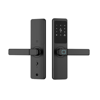Cerradura Inteligente Digital Anti-Espía Vertexis con Contraseña, Cerradura Electrónica para Puerta con Entrada sin Llave Tuya WiFi Cloud, Desbloqueo por Huella Dactilar