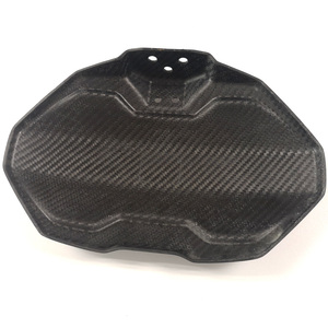 OEM personnalisé 3k brillant mat en fibre de carbone forme spéciale pièces de carrosserie de moto garde-boue - Product Image 3