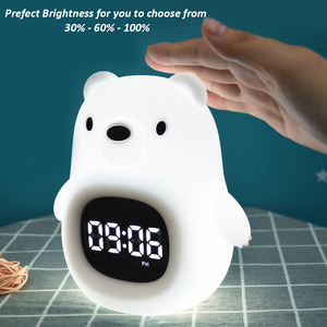 Dễ Thương Trang Trí Nội Thất Văn Phòng Bàn Bảng Đồng Hồ Tùy Chỉnh Báo Thức Kỹ Thuật Số Đồng Hồ Đèn Báo Ngủ Hỗ Trợ Tự Nhiên Âm Thanh Đồng Hồ Báo Thức Cho Người Lớn Trẻ Em - Product Image 3