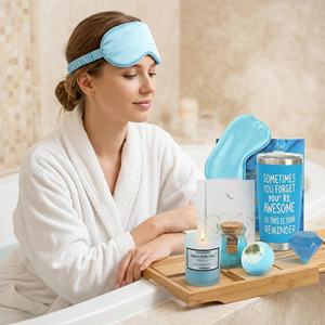 Coffret cadeau spa de luxe unisexe Lunaire avec gobelet motivant – Idées cadeaux pour la fête des pères, anniversaire, pour lui ou pour elle - Product Image 5