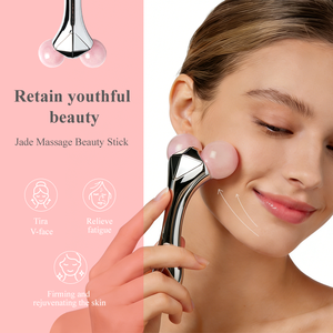 <span class=keywords><strong>Rodillo</strong></span> <span class=keywords><strong>de</strong></span> Masaje Facial <span class=keywords><strong>de</strong></span> <span class=keywords><strong>Cuarzo</strong></span> Rosa: Reafirma la Piel, Define la Línea <span class=keywords><strong>de</strong></span> la Mandíbula, Reduce las Bolsas <span class=keywords><strong>de</strong></span> los Ojos y Combate las Arrugas y el Envejecimiento. - Product Image 3