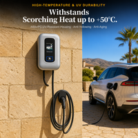 Station de recharge murale pour véhicules électriques 22 kW Wallbox Chargeur EV IEC 61851 OCPP WIFI