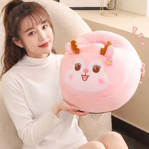 Calentador de Pies Recargable con Masajeador y Calefacción por Convección, Masajeador de Invierno, Lindo Ciervo Rosa - Product Image 1