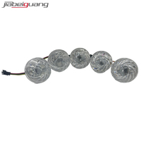 Cabochon Led 60mm 6leds 24v/12V Rgb Led Amusement Lumière Pixel Lumière