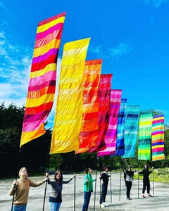 Banderas de Festival de Alta Calidad, Banderas de Satén Personalizadas de <span class=keywords><strong>Bali</strong></span> con Asta para Actividades al Aire Libre - Product Image 6