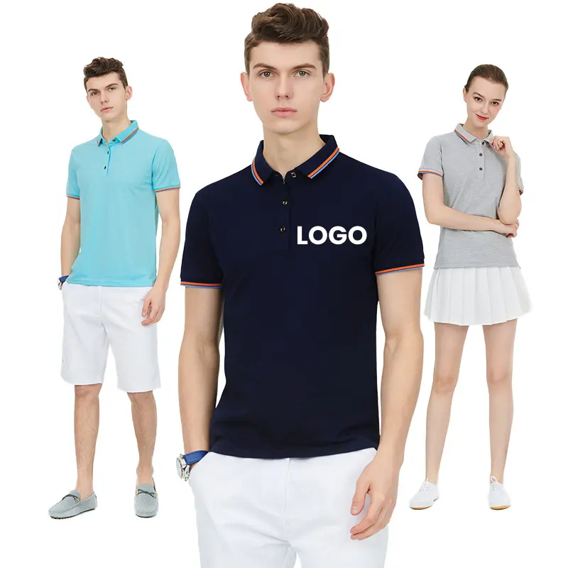 Promotie Custom Logo Effen Blanco Print Poloshirts Unisex Plus Size Shirts 4xl 5xl Snel Droog Polo T Shirt Heren Katoen