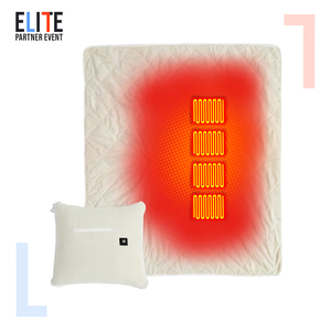 <span class=keywords><strong>Couverture</strong></span> <span class=keywords><strong>chauffante</strong></span> USB électrique à piles <span class=keywords><strong>sans</strong></span> <span class=keywords><strong>fil</strong></span> 12V Office Use 50 "x 60" Fast Heat Soft avec batterie externe - Product Image 2