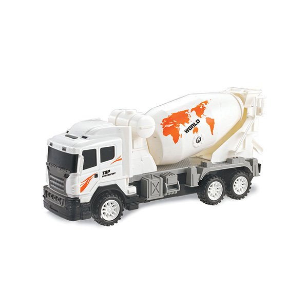 Interesting 30CM Friction Car Truck Toy concrete mixer truck toy truck custom Logo