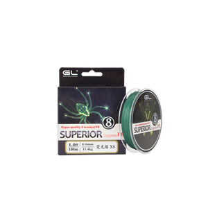 Fournisseur transfrontalier 200M 8 brins multifilament coloré PE tressé lignes de pêche à la palangre douce ligne de pêche - Product Image 1