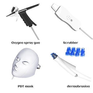 Portable Aqua Peeling 4 en 1 Depurador de piel facial Microdermoabrasión H2O2 Máquina para limpieza profunda Lifting - Product Image 4