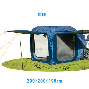 Tente de <span class=keywords><strong>camping</strong></span> carrée extérieure 2024 avec cadre en acier conception de fil arrière à ouverture rapide pour une utilisation arrière de voiture SUV - Product Image 4