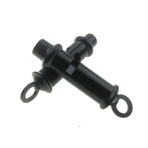 Metal Cylindrical Whistle Black Outdoor Survival Whistle With Hard Handle Coreless Coach Referee Whistle AI-035 - Product Image 4