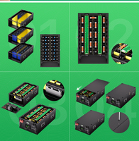 BASEN Stock UE 48V 280Ah 300Ah 315Ah LiFePO4 Boîtier de batterie DIY 15KWh 16KWh 32KWh Solaire Hors Réseau Domestique ESS Montage sur Rack