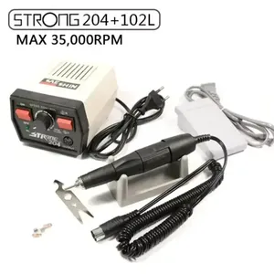 Herramientas de joyería para pulido de uñas, micromotor Strong 204 de Corea, herramientas de orfebrería, grabador 102, herramientas de pulido artístico. - Product Image 1