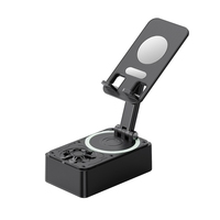 Nouveau support de téléphone portable avec haut-parleur, support de bureau réglable pour tablette, support portable pour haut-parleur sans fil