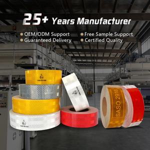 Fournisseur d'autocollants de sécurité réfléchissants OEM, ruban réfléchissant pour véhicules, rouleaux pour fourgons et flottes commerciales, fourniture d'usine - Product Image 6