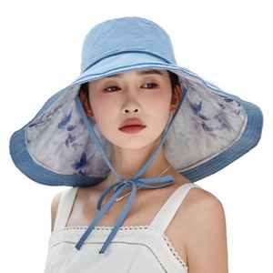 หมวกชาวประมงสองด้าน ป้องกันรังสียูวีขนาดใหญ่พิเศษ สำหรับการเดินทาง หมวกทรงบักเก็ตปีกกว้างพิมพ์ลาย กลับด้านได้ - Product Image 2