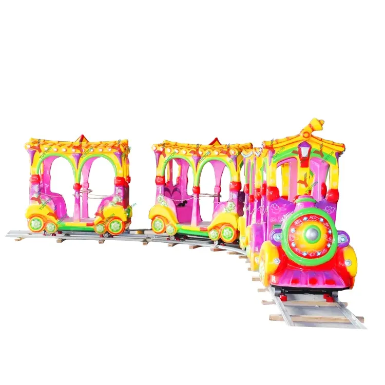 Happy Amusement Kids Ride On Electric Blue Track Zug zum Verkauf