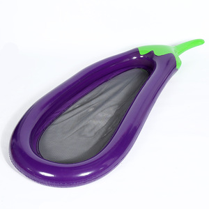 Venta al por mayor portátil flotante agua hamaca malla cama Pvc inflable berenjena piscina flotadores - Product Image 1
