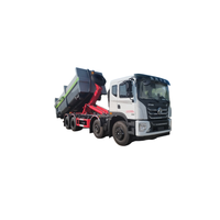 Camion benne compacteuse Dongfeng Diesel Euro 3 à bras de ramassage, système hydraulique, pour assainissement municipal et environnemental mobile