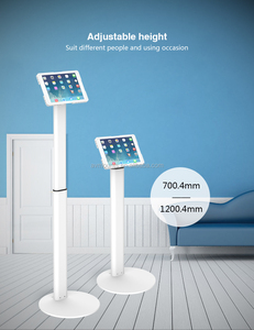 Thiết kế bằng sáng chế phổ chiều cao điều chỉnh kiosk tầng Tablet hiển thị đứng cho 7 '-13' Tablet 360 độ điều chỉnh - Product Image 5