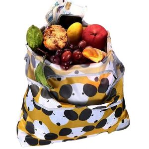 New Portable Eco-Friendly Grocery Storage Shopping Tote <b>Bag</b> <b>Foldable</b> Design Washable Polyester-for Everyday Use - Product Image 5