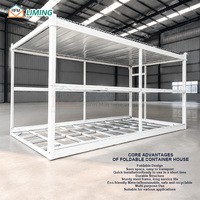 Cabine modulaire pliable et extensible, dortoir de chantier, hébergement temporaire pour le personnel