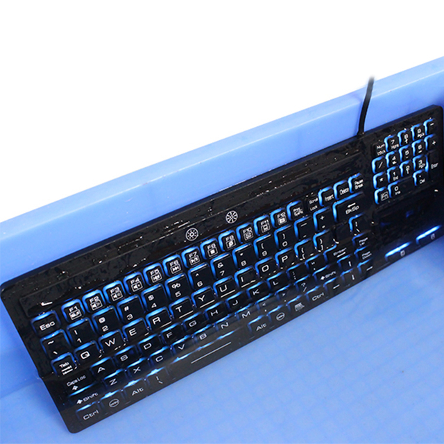 New Factory Price IP68 Waterproof USB Medical Keyboard with Backlight Silicone Silent Dustproof Industrial Design