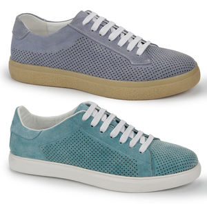 Zapatillas de deporte informales a la moda unisex, zapatos de skate transpirables de gamuza para hombre, zapatillas informales cómodas unisex - Product Image 4