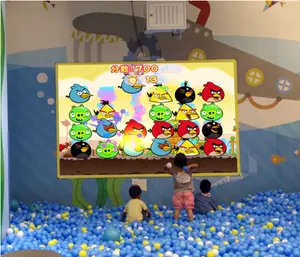 Large Screen Interactive Wall Interactive Projection Smash Ball Games Interactive Ball Games