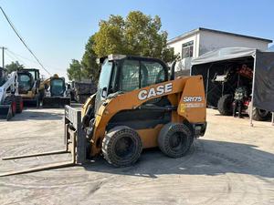 Chargeuse sur pneus SR175 avec fourches, modèle 2018, capacité de charge nominale de 2 tonnes, moteur Cummins, couleur orange - Product Image 4
