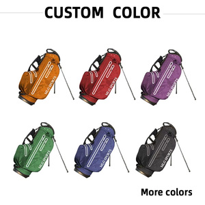 กระเป๋าใส่ไม้กอล์ฟแบบมีขาตั้ง หนัง PU สีเขียว 5 ช่อง รับทำโลโก้ตามสั่ง ขายส่งราคาพิเศษ - Product Image 5