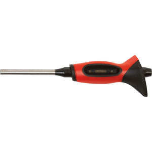 Poinçon à broche octogonal bruni de 7 mm avec poignée bi-matière Longueur de 150 mm pour la sculpture sur bois et la maçonnerie-Grade pour le bricolage - Product Image 1