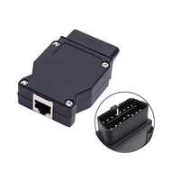Adaptateur de prise OBD mâle 16 broches pour BMW ENET Ethernet ICOM Code Scanner, connecteur OBD2 16 broches vers port d'interface Internet pour voiture BMW