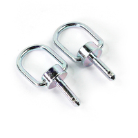 Goupilles à bille robustes polies, passivées, nickelées, à dégagement rapide, 8/20 mm, pour machines