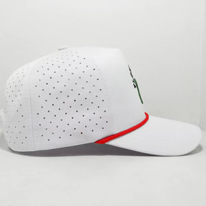 หมวกกอล์ฟปักลายกันน้ำแนวสปอร์ตหมวก5แผงหมวกทรักเกอร์ตัดด้วยเลเซอร์รูตาข่ายด้านหลังสำหรับใช้งานกลางแจ้งผลิตจากเวียดนาม - Product Image 4