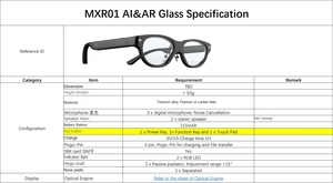 แว่นตา AR MXR01 รุ่น Single Light Machine พร้อมระบบแปลภาษา AI แสดงผลแบบ HUD รองรับคำบรรยาย ผลิตในจีน แบบ OEM แม่พิมพ์ส่วนตัว วัสดุไทเทเนียมอัลลอยด์ หน่วยความจำ 32GB - Product Image 3