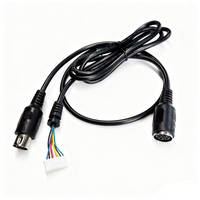 Maßgefertigtes Geflochtenes Abgeschirmtes Mini-DIN 7 8 9 Pin Mini-DIN-Kabel Audio-Video-Kabel