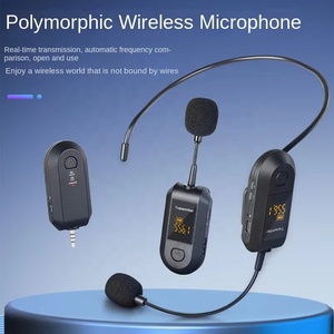 T9 אוזניות אלחוטיות ניידות cardioid עבור מורים, הכנסייה שימוש חיצוני מתכת ועמיד פלסטיק - Product Image 3