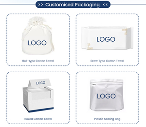 Khăn mặt sạch nhà sản xuất nhà máy tre phân hủy sinh học dùng một lần khăn mặt làm sạch khăn dùng một lần - Product Image 3