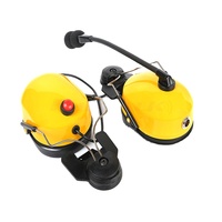 Accessoires de casque d'écoute en matériau PC avec logo personnalisé Manchon de sécurité au travail Casque antibruit Casque à microphone flexible Oreilles
