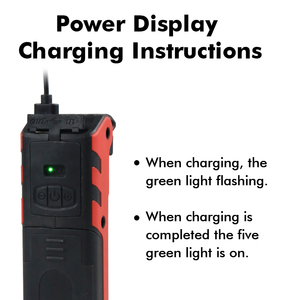 Lámpara <span class=keywords><strong>de</strong></span> Trabajo LED Giratoria <span class=keywords><strong>de</strong></span> Alto Lumen, Lámpara <span class=keywords><strong>de</strong></span> Trabajo COB con Función <span class=keywords><strong>de</strong></span> Banco <span class=keywords><strong>de</strong></span> Energía, Portátil, Impermeable, Regulable, con Gancho Magnético para Montaje en <span class=keywords><strong>Taller</strong></span> - Product Image 5