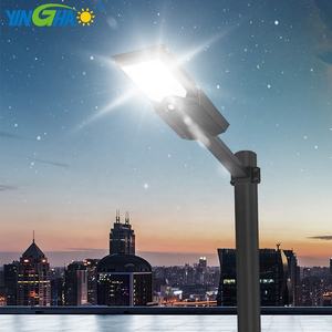 300W 500W 1000W su geçirmez Ip65 uzaktan kumanda Led hareket açık çevre dostu Lifepo4 lityum pil güneş sokak lambası - Product Image 5