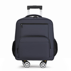 Premium Detachable Spinner Wheel Carry Duffel <b>Bag</b> Zipper Large Capacity Durable for Travel Gym Business Trip Convertible - Product Image 3
